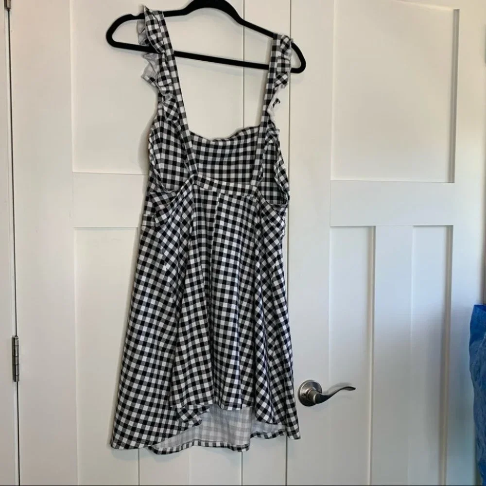 NEW ASOS Gingham Dress Size 12 - Picture 9 of 9